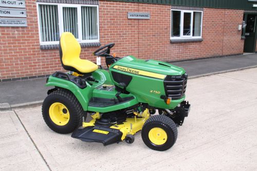 John Deere X750 Ride On Mower with 48 for sale