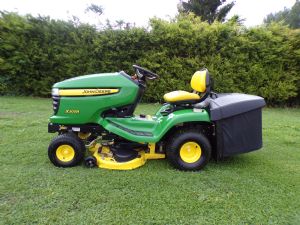 JOHN DEERE X305R LAWN TRACTOR LOW TIP COLLECTOR for sale