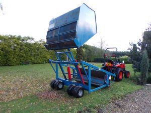 WESSEX HTC 18 SWEEPER COLLECTOR and flail for sale