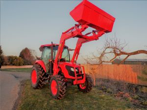 KUBOTA M7040 TRACTOR WITH FRONT LOADER for sale