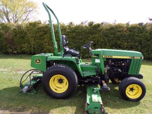 JOHN DEERE 855 TRACTOR WITH MOWER DECK for sale