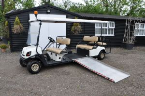 2012 Cushman EZGO Petrol 6 Seater Golf Buggy with Wheelchair access for sale