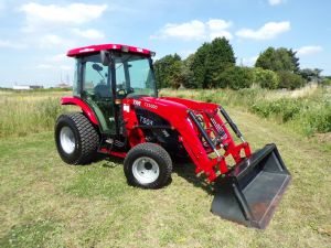 TYM T503 COMPACT TRACTOR WITH CAB AND LOADER for sale