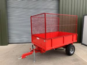 NEW TIPPING TRAILER WITH MESH SIDES for sale
