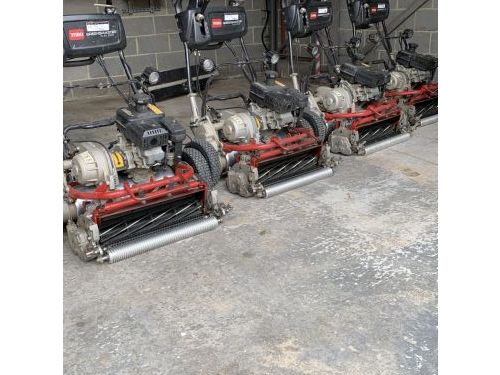 Six Toro Flex 21 hand greens mowers for sale