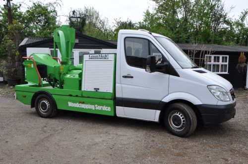 2008 Mercedes Sprinter 311 CDI Greenmech Woodchipper & Shredder for sale