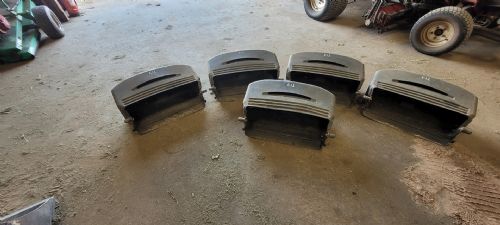 Set of five grass collecting boxes for a Toro 5410 for sale