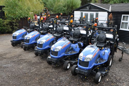2017 Iseki SXG 323 High Tip Rotary Ride on Mower Tractor x 10 for sale