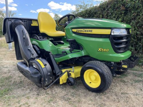 John Deere X540 ride-on mower c/w collector for sale