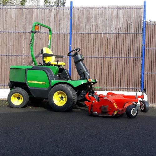 John Deere 1545 Ride-on Flail Tractor Mower for sale