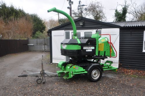 2016 Greenmech Quadtrak 160 woodchipper and Trailer for sale