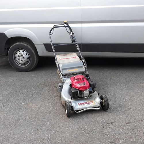 Lawnflite/ Honda used rotary self propelled petrol lawn mower for sale