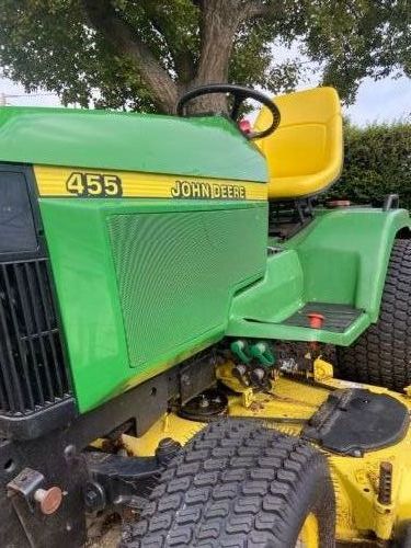 John Deere 455 Diesel Lawn Tractor 54 for sale