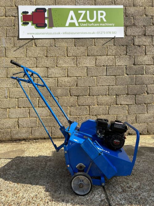 Bluebird H742 pedestrian aerator with hollow tines for sale