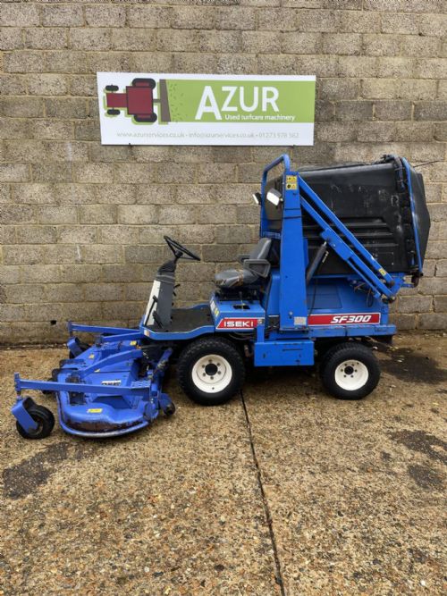 Iseki SF300 out front rotary mower with deck and collector for sale