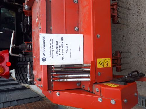 Wiedenmann Deep Aerator Terra Spike GXi 6 (with tines) for sale