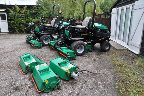 2014 Ransomes Parkway 3 Cylinder Mower with Flail Heads for sale