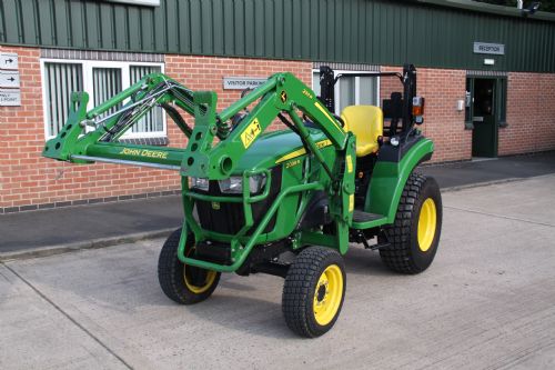 John Deere 2038R Compact Tractor With Front Loader for sale