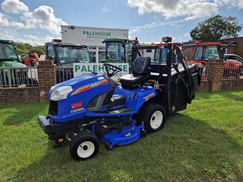 Iseki SXG 323 Diesel Ride on Mower with High Lift Collector for sale