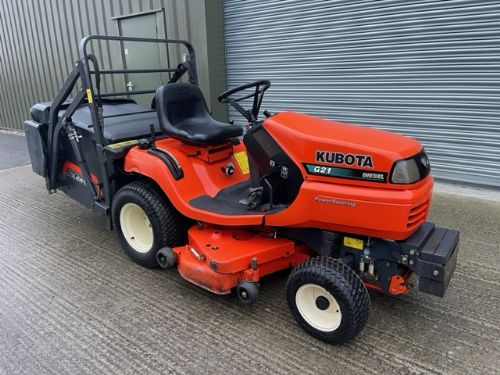 SOLD SOLD SOLD KUBOTA G21 HIGH TIP MOWER for sale