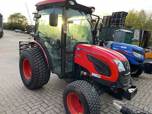 USED KIOTI DK6010CH COMPACT TRACTOR WITH CAB for sale