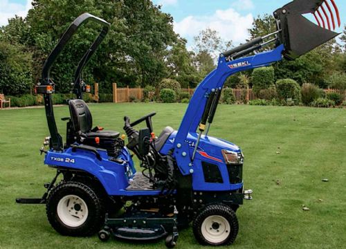 Iseki TXGS24 Compact Tractor with 54″ Mid-Mount Deck for sale