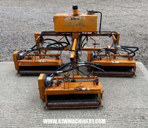 Sisis Veemo hydraulic driven scarifier, 3 floating units for sale