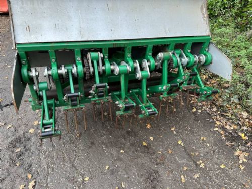 Soil Reliever SR70 Deep tine aerator c/w storage stand for sale