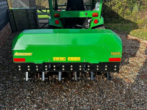 John Deere Aercore 1500 compact tractor mounted 1.5m aerator for sale