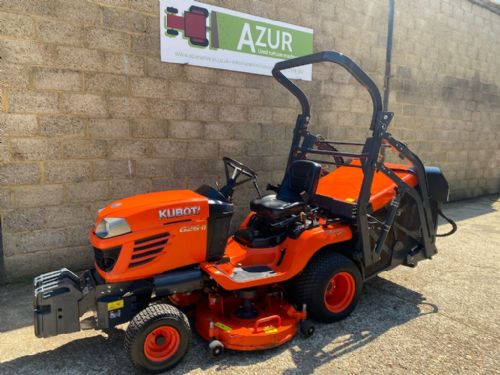 Kubota G26-11 diesel ride on mower with high lift collector for sale