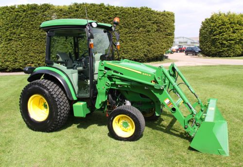 John Deere 4066R Compact Tractor With A John Deere 440R Loader And Bucket for sale