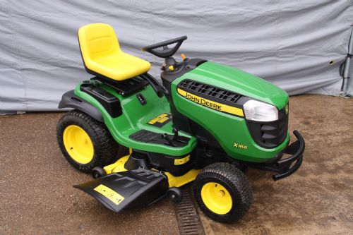 John Deere X166 Ride On Lawn Tractor for sale