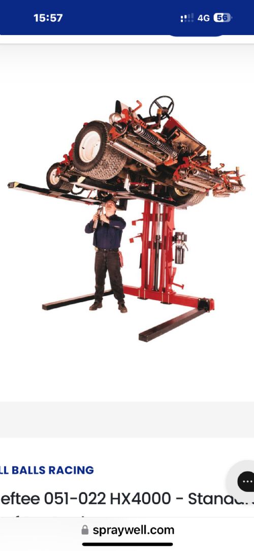 HEFTEE 4000 HYDRAULIC LIFT LAWN MOWER ATV QUAD RTV GATOR GOLF BUGGY TRACTOR for sale