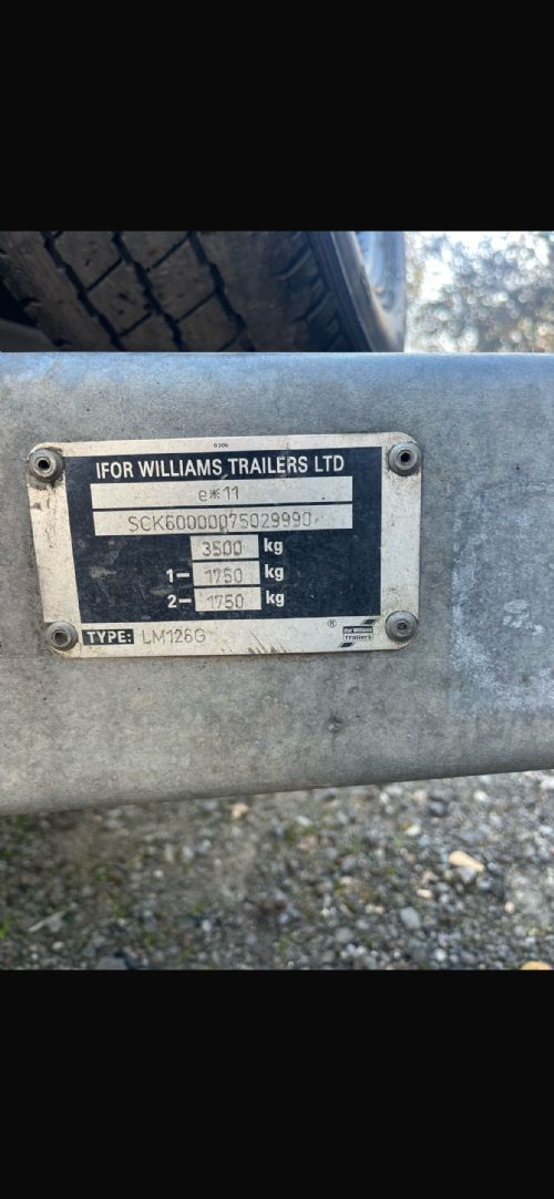 Ifor Williams Lm126G for sale