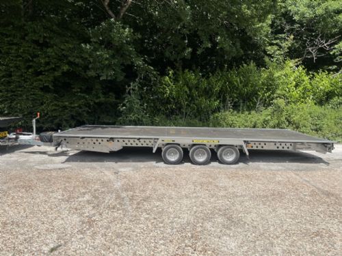 New Woodford Flatbed 20' x 7'3 (6.1m x 2.22m) Tilt Car Trailer Transporter 3.5T for sale