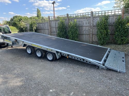New Woodford Flatbed 18' x 7'3 (5.5 x 2.22m) Tilt Car Trailer Transporter 3500KG for sale