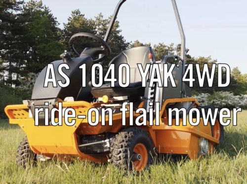 RIDE-ON FLAIL MOWER One Price No Offers 10500 inc vat AS MOTOR YAK 1040 4WD for sale