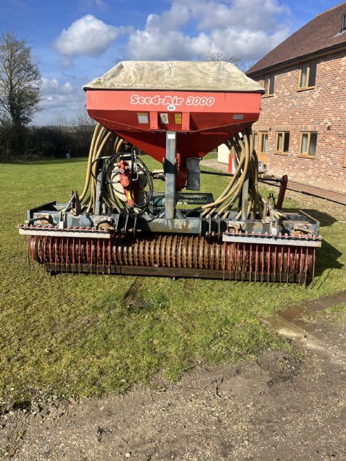 Turfmech Seedair 3 metre Precision seed drill for sale