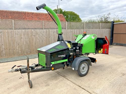 2021 GREENMECH EVO1065P FAST TOW PETROL WOODCHIPPER for sale
