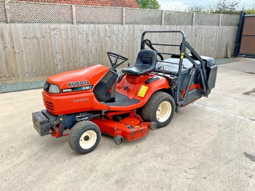 KUBOTA G18 HIGH TIP RIDE ON LAWN MOWER for sale