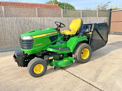 2014 JOHN DEERE X950R DIESEL LOW TIP RIDE ON LAWN MOWER for sale