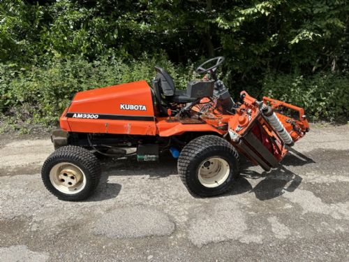 Kubota AM3300 4 wheel drive Triple utility mower for sale