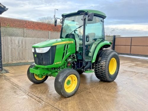 016 JOHN DEERE 4066R 66HP COMPACT TRACTOR WITH CAB for sale
