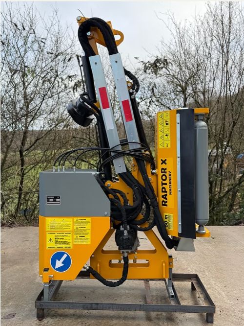 RAPTOR X Hedge Cutter Trimmer 800mm Flail Head for compact tractor Y flails for sale