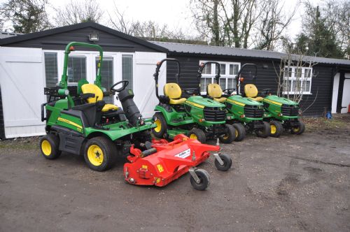 2023 John Deere 1570 Terraincut with Trimax FX155 Flail only 340 hours for sale