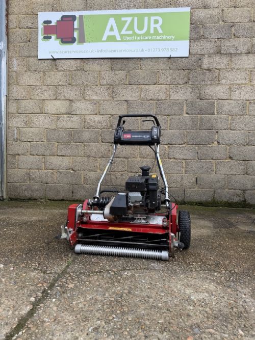 Toro Grrensmaster 1600 pedestrian mower with grass box for sale