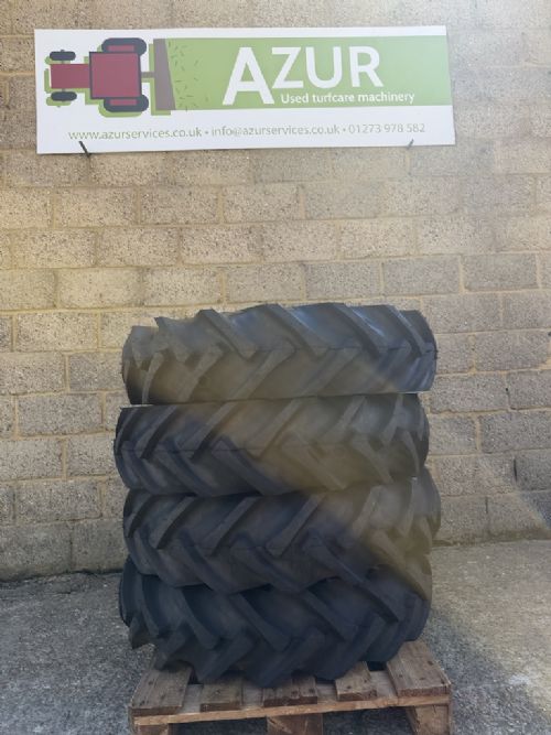 SHOP SOILED Set of Wheels & Tyres to fit John Deere, Agco, New Holland Zetor, JCB etc for sale