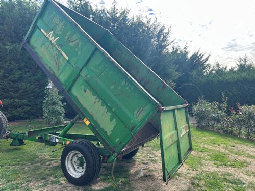 AW 4 Tonne Tipping Trailer, Double drop sides for sale